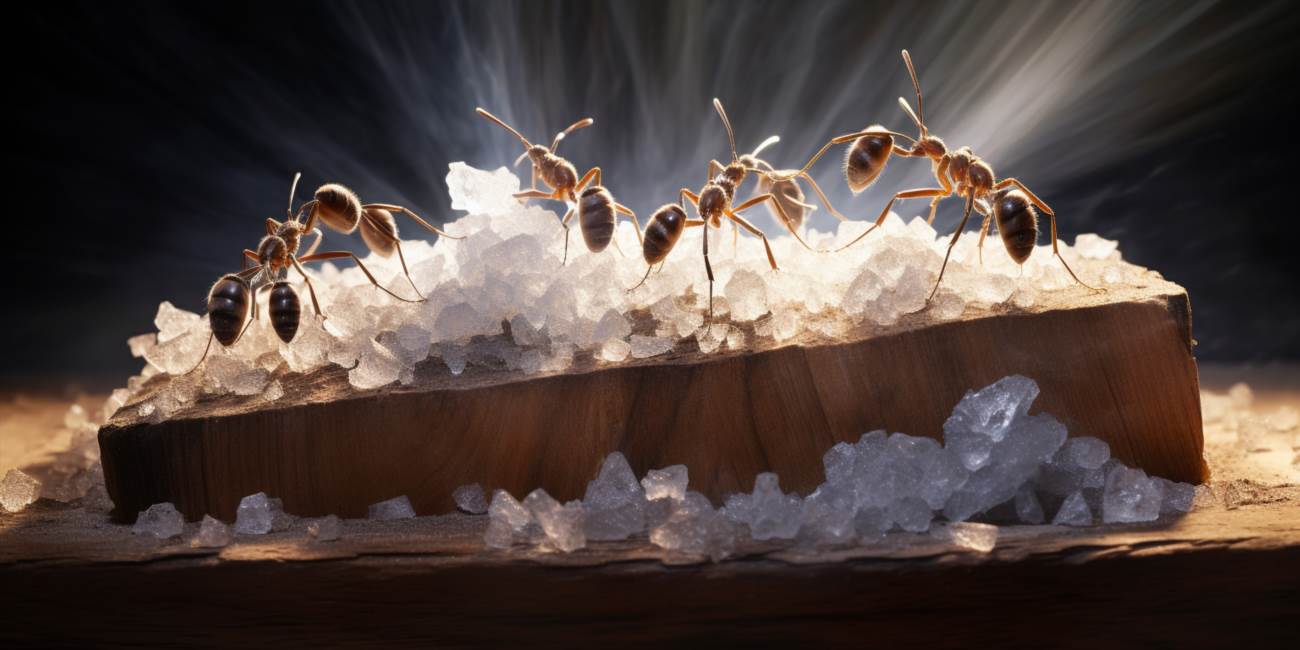 Sól na mrówki: skuteczne sposoby na pozbycie się tych uciążliwych owadów
